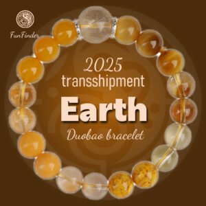 (Earth)Natural crystal multi-treasure bracelets for replenishing the missing soil